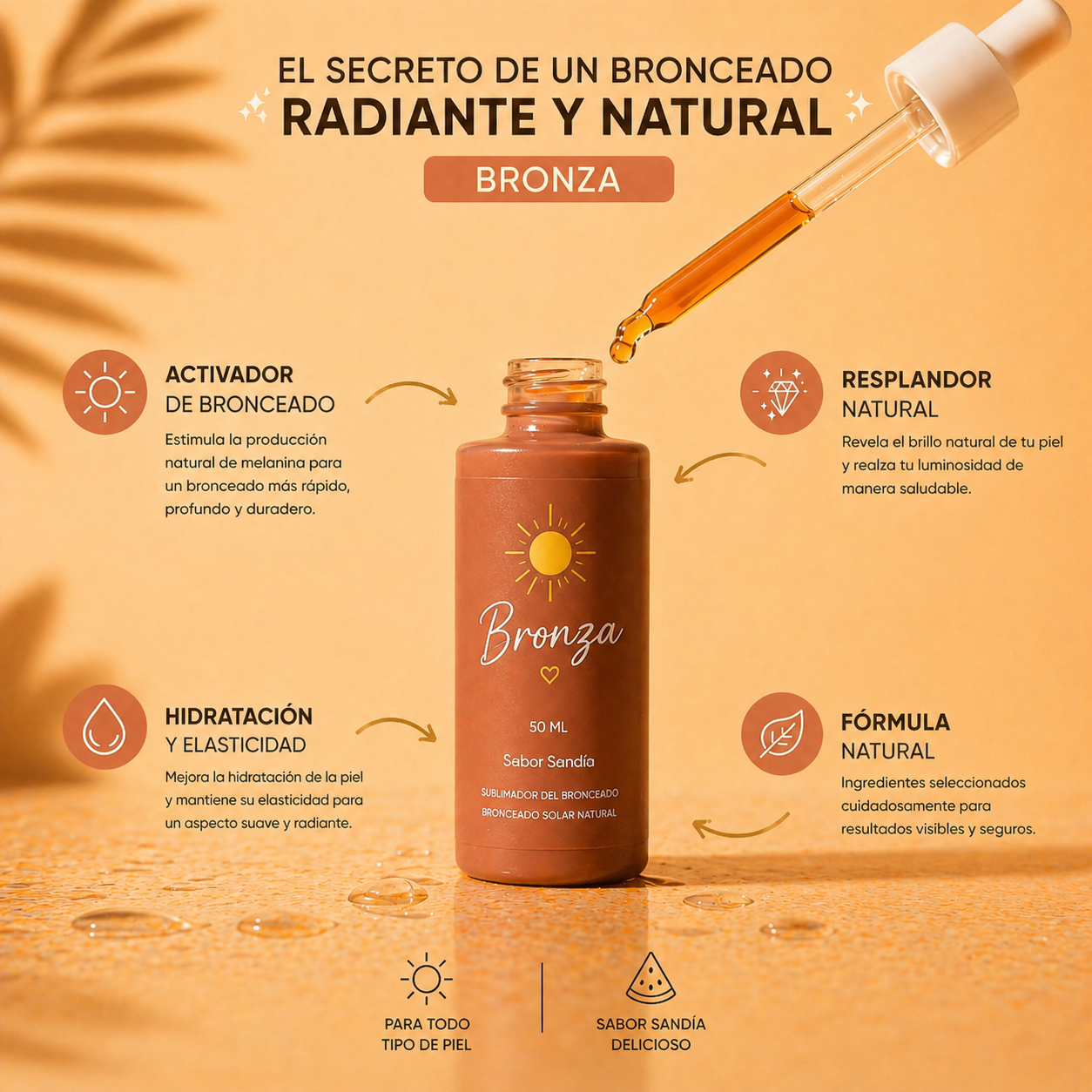 Bronza™ - Un tono bronceado todo el año, sin sol